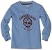 Timberland Boys 2-7 Toddler NH Area Code Thermal Tee, Blue, 4T