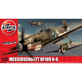 Airfix A02029 Messerschmitt Bf109G 1:72 Scale Military Aircraft Series 2 Model Kit