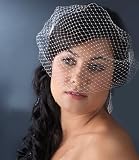 Cage Wedding Veil with Side Combs
