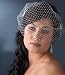 Ivory Cage Wedding Veil with Side Combs