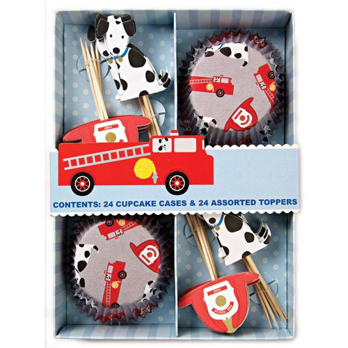 Meri Meri Fire Truck Cupcake Kit