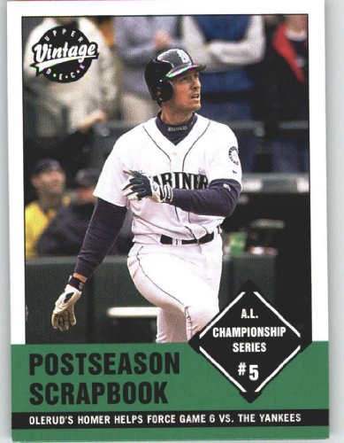 2001 Upper Deck Vintage #382 John Olerud SH - Seattle Mariners (Season Highlight) (Baseball Cards)