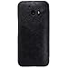 HTC 10 Leather Case, Yaker Ultra Slim Smart Case - Lightweight, Premium Leather, Hard Shell Case for HTC One M10(Black)