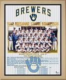 1982 American League Champions Milwaukee Brewers Championship Team Photo Plaque (you choose color & size)