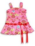Rubbies - Girls Sundress, Pink, Red, Green
