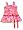 Rubbies - Girls Sundress, Pink, Red, Green (Size 6)