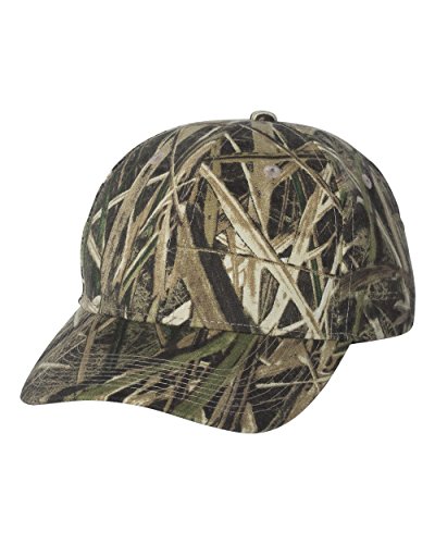Mossy Oak Adjustable Plastic Snap Closure Blank Cap, Mossy Oak Shadow Grass Blades Camo