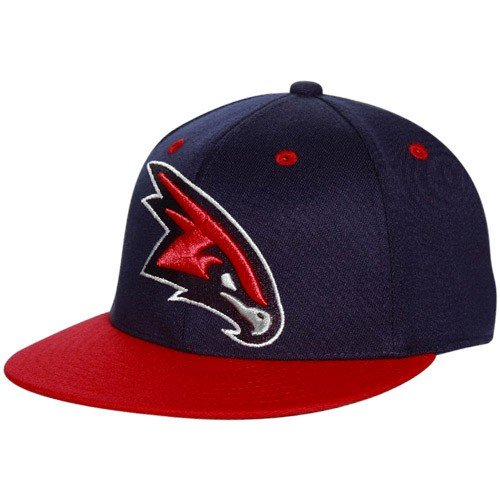 Adidas Atlanta Hawks Oversized Logo Flat Brim Stretch Fit Cap Large/X Large