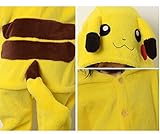 YiTao Deal Anime Pokemon Pikachu Romper Pajamas Costume Cosplay Outfit (Children Size M)