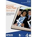 Epson Premium Photo Paper Semi-Gloss, 4 x 6 Inches, 40 Sheets (S041982)