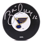Brett Hull St. Louis Blues Autographed Hockey Puck