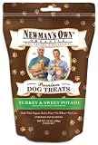 Newmans Own Organics Premium Dog Treats, Turkey & Sweet Potato, Breakable Medium, 10-Ounce Bags (Pack of 6)