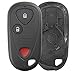 KeylessOption Just the Case Keyless Entry Remote Control Car Key Fob Shell Replacement for E4EG8D-444H-A, OUCG8D-387H-A, OUCG8D-355H-A