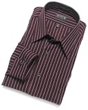 Arrow Men's Wrinkle Free Broadcloth Fancy Long Sleeve Shirt