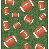 Football Themed Plastic Table Cover