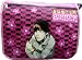 Justin Bieber All Pink Messenger Bag Backpack - Checker Flower
