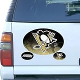 Pittsburgh Penguins Official Logo Car Magnet Set