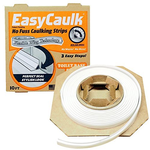 Easy Caulk "Press in Place" Taupe Toilet Base and Sink Caulk Strips by EASY CAULK