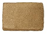 William Armes Dandy Melford Hand Woven Doormat, Natural Coir, 60 x 35 cm