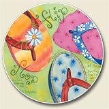 Flip Flop Trio Stone Auto Car Coaster (1)