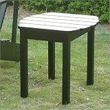 Outdoor Living : International Concepts T-51902 Adirondack Collection - Black Side Table