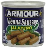 Armour Vienna Sausages, Jalapeno, 4.75-Ounce Cans (Pack of 24)