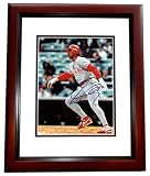 Juan Gonzalez Autographed/Hand Signed Texas Rangers 8x10 Photo MAHOGANY CUSTOM FRAME