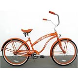 GreenLineBeachCruiserBicycle-BC106Women'sOrange