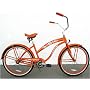 GreenLine Beach Cruiser Bicycle - BC106 Women's Orange