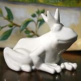Eigenschaften LIVING-ART24  / ELEGANTER DEKO-FROSCHKÖNIG FROSCH KRONE PORZELLAN