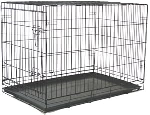 Brand New Folding Dog Cat Kennel Crate Cage 48