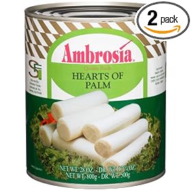 Ambrosia Hearts Of Palm, Brazil, 28-Ounce Can (Pack Of 2)
