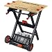 Tools & Hardware : Black and Decker WM525 Workmate 525 450 Pound Capacity Portable Work Bench with Wheels