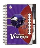 Minnesota Vikings Deluxe Hardcover, 5 x 7 Inches Autograph Book and Pen Set, Team Colors (12025-QUP)
