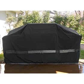 Island Grill Covers : 86 x 44 x 48 BlackBBQ Island Grill Cover