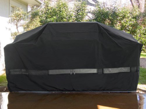 Covermates Island Grill Covers : 110 x 44 x 48 Black