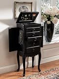 Hills of Provence Jewelry Armoire - Antique Black