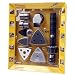 Rockwell RW9172K Sanding and Polishing Kit for Sonicrafter tool includes Sanding Sheets, Polishing Pads, Finger Pad and Dust Extractor Pad