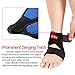 PrettyCare Ankle Brace ( New Design - Double Side Cushioning Pad ) Achilles Tendon Support Protector with Adjustable Wrap Band for Sport Protection & Pain Relief for Running Basketball for Men, Women