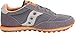 Saucony mens Jazz Low Pro Vegan Sneaker, Charcoal/Orange, 7.5 M US