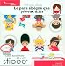 traditionelle Kinder Post-it Lesezeichen Sticker