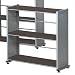 3-Shelves Organizational Unit in Anthracite/Metallic Gray - Mayline Office Furniture ...