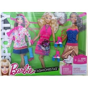 Barbie Fashionistas: Day Looks Clothes - Roller Disco Sporty Fashion Set Barbie Fashionistas: Day Looks Clothes - Roller Disco Sporty Fashion Set