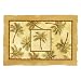 Hoffmaster 311041 Recycled Paper Fashion Placemat, 14" Length x 9-3/4" Width, Palm Breeze (Case of 1000)