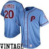 Philadelphia Phillies Mike Schmidt Majestic Throwback Traditional Jersey