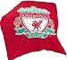 Zap Liverpool Red Crest Fleece Blanket