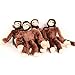 BFFs 4EVR Officially Licensed Helmeted Super Fly Monkey 4-Pack - Black