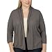Merona&reg; Plus 3/4 Sleeve Cardigan - Heather Grey