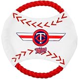 MLB Minnesota Twins Flying Rope Disk Dog Toy