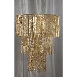 Three Tiered Chandelier Gold